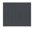 Railings Garage Door - Georgian by Deuren