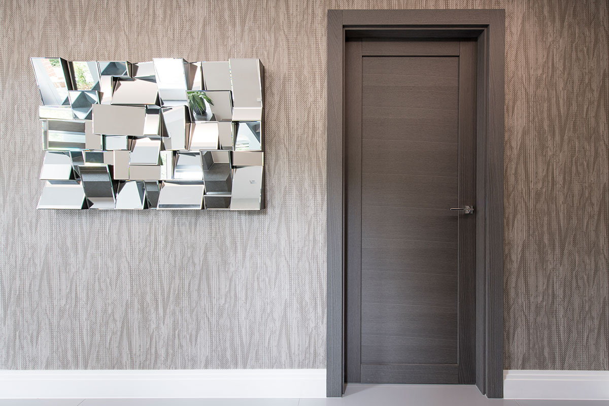 Bespoke Internal Door Gio Grey Oak