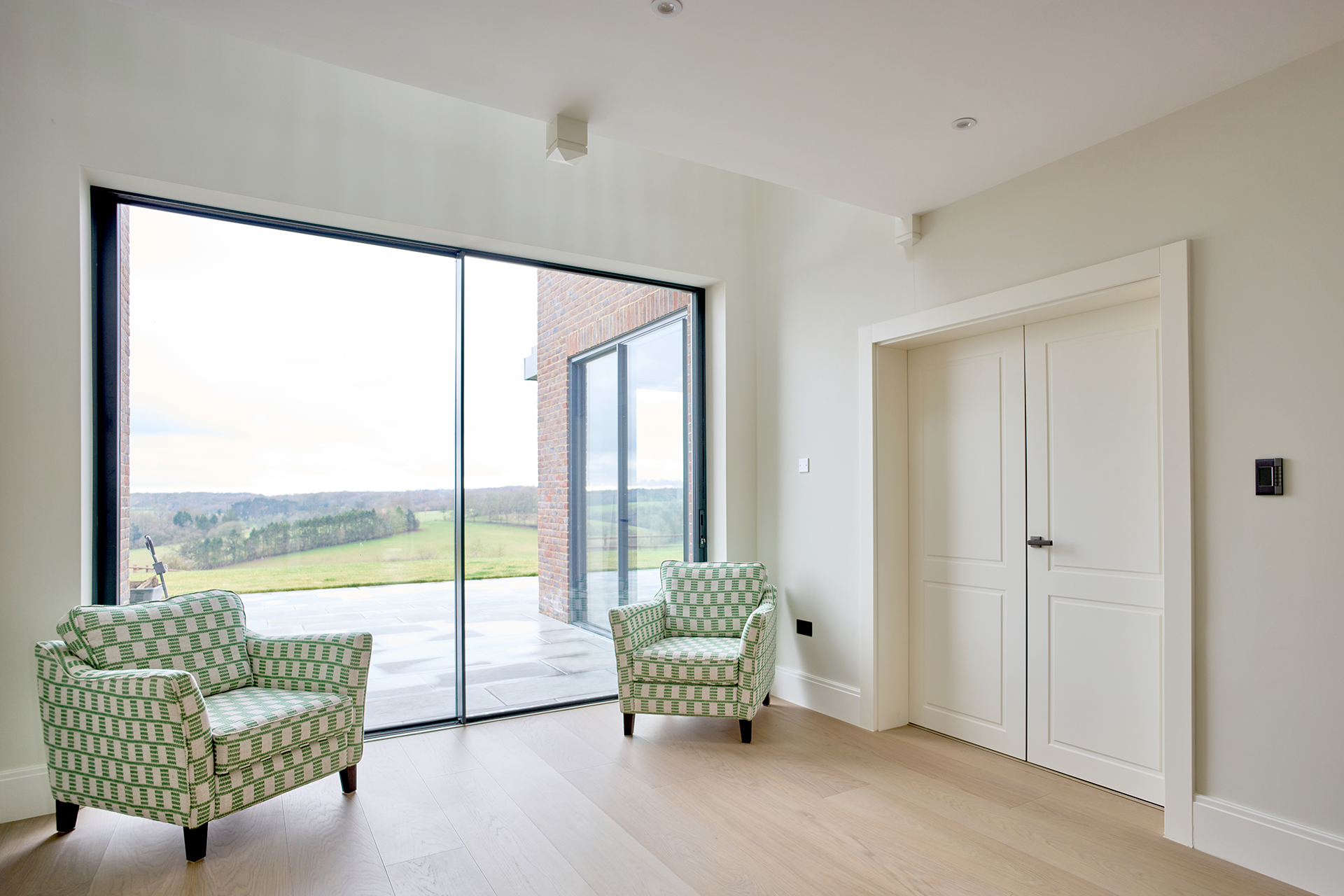 Victorian Internal Double Door | White Paint Finish