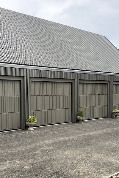 Overhead Sectional Garage Door | Tavole | Grey Paint