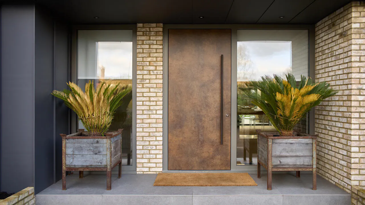 External Olivio Deuren door in bronze