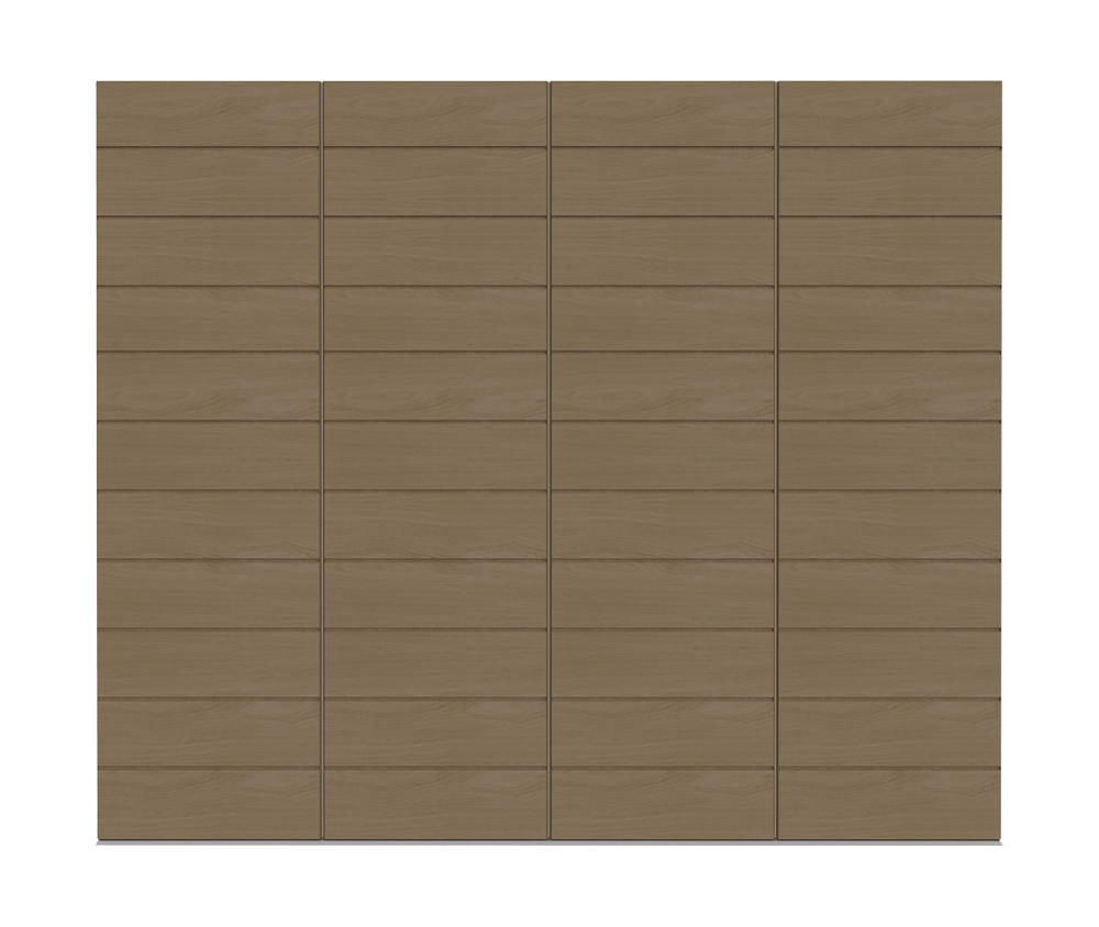 Natural Oak garage door - Pichola H by Deuren