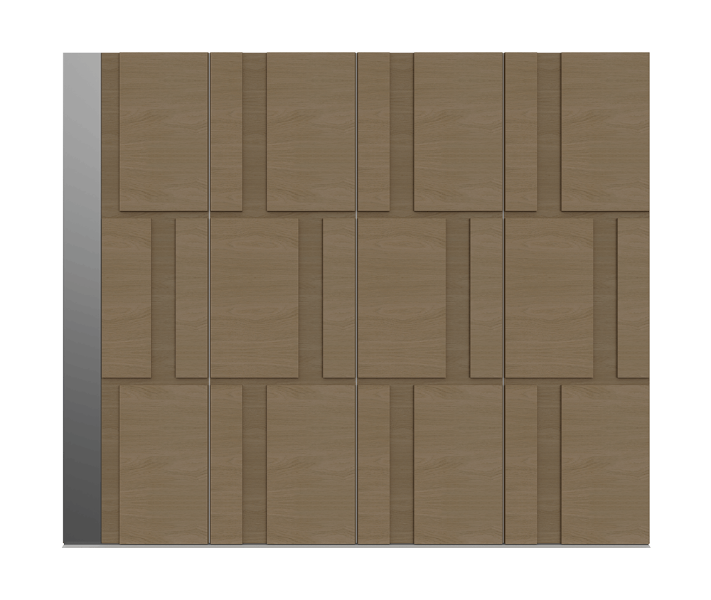 Natural Oak garage door - Tegal S by Deuren