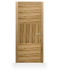 Satin Walnut single leaf internal door - Vario 3 by Deuren