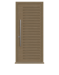 Natural Oak Single leaf front door - Como by Deuren