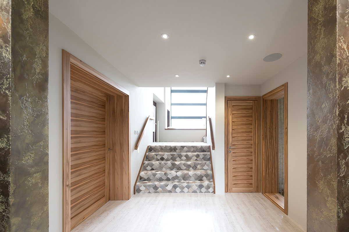 Bespoke Internal Door Satin Walnut