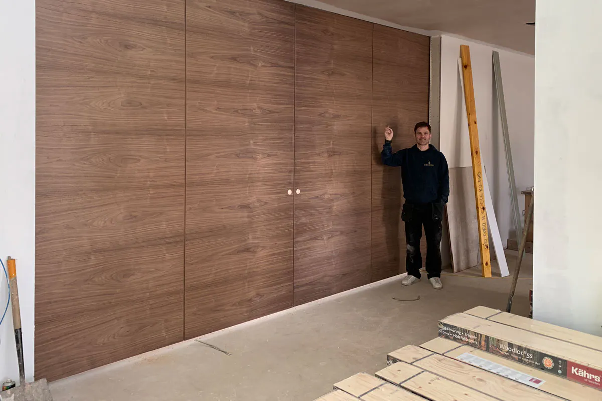 Oversized internal door
