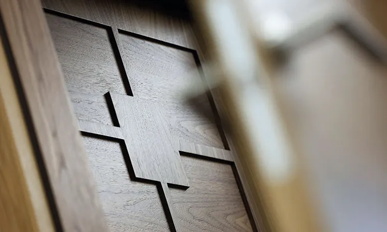 Close-up of a Deuren door detail