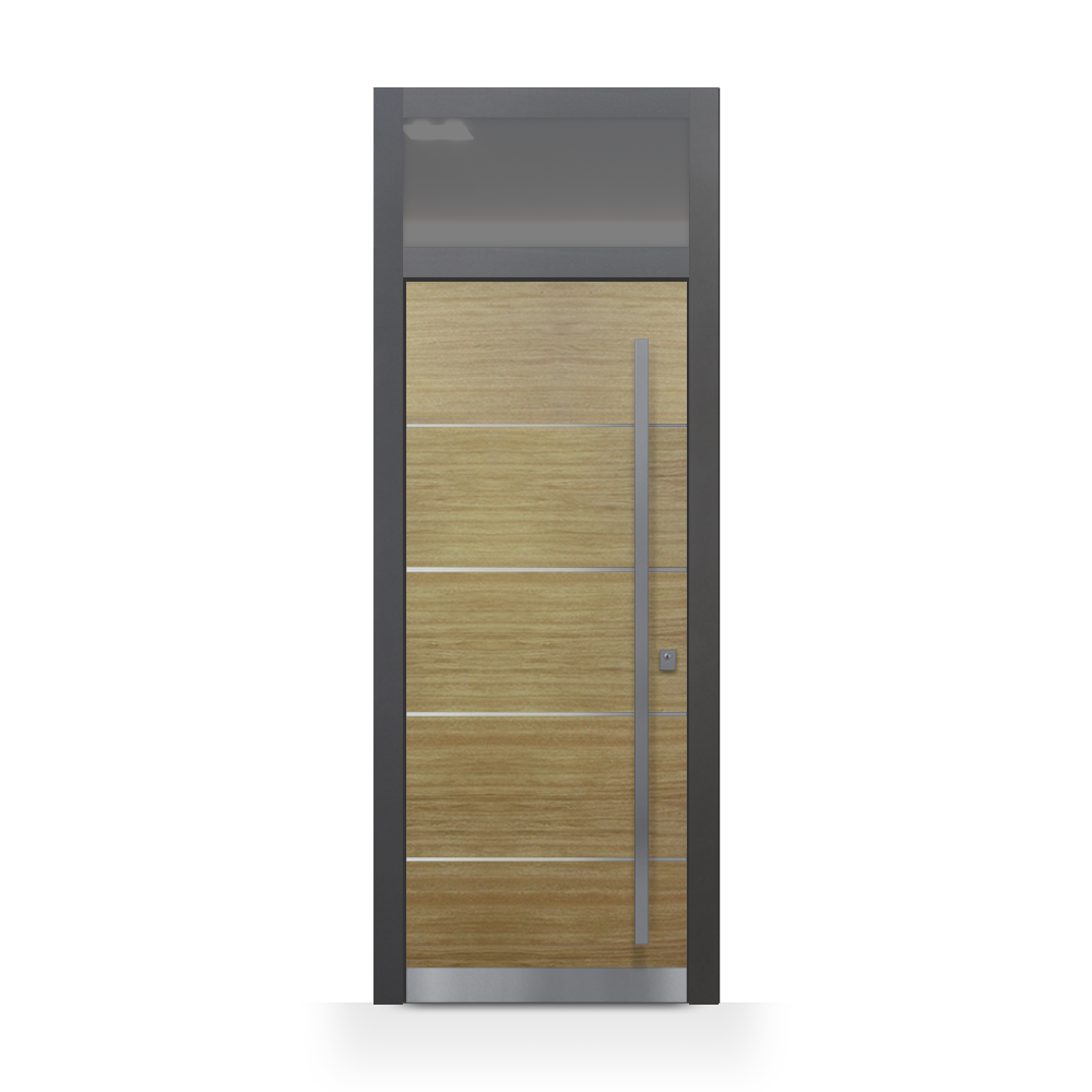 Single with overhead transom