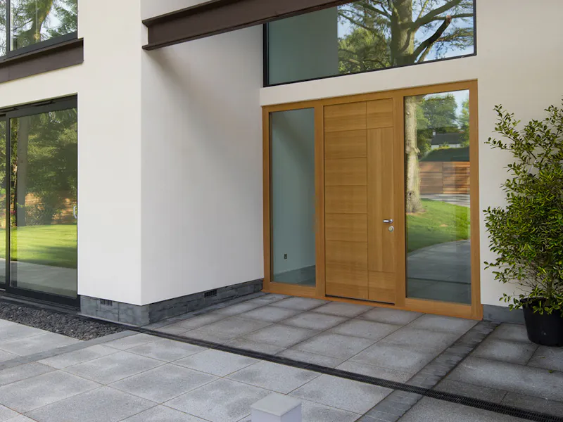 How much does a Deuren external door cost?