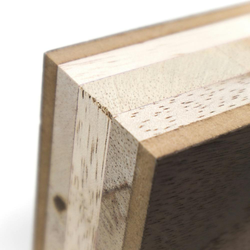 multiple layers of engineered timber