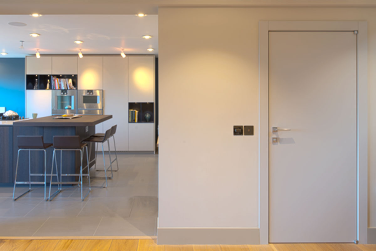 Bespoke Internal Door Grey Ral Trem 