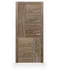 Walnut single leaf internal door - Vario 4 by Deuren