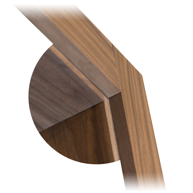Walnut Architrave.