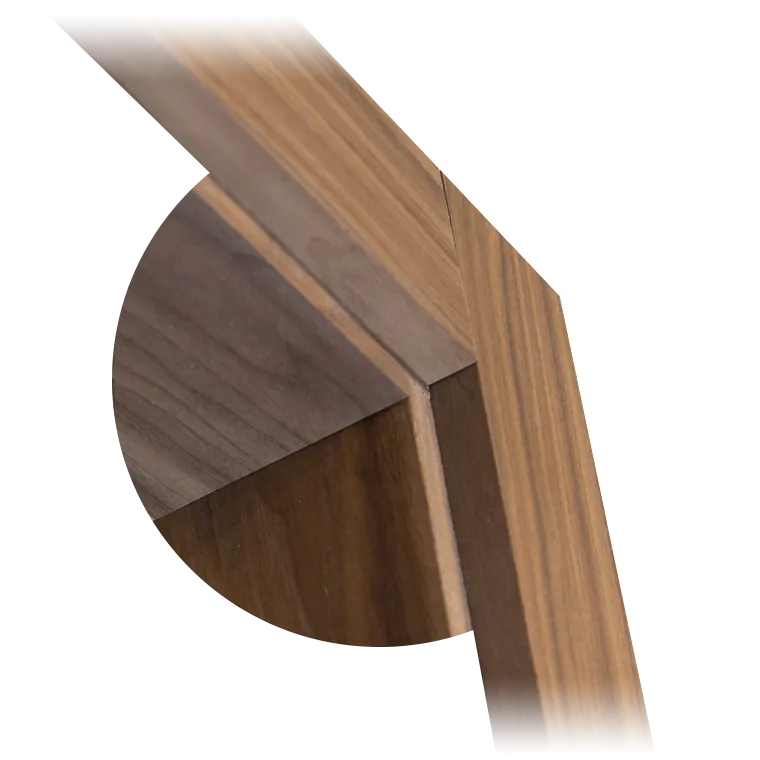 Walnut Architrave.
