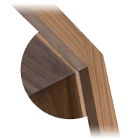 Walnut Architrave.