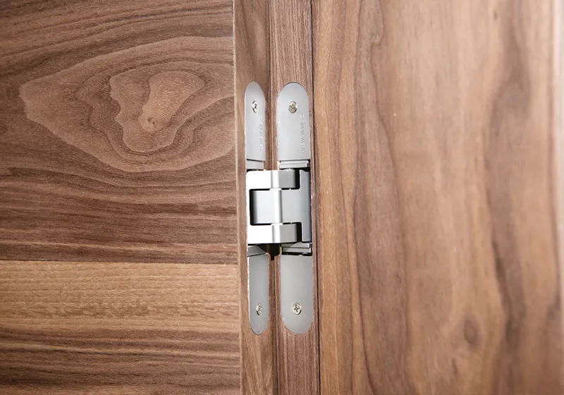 Single hinged and double hinged doors