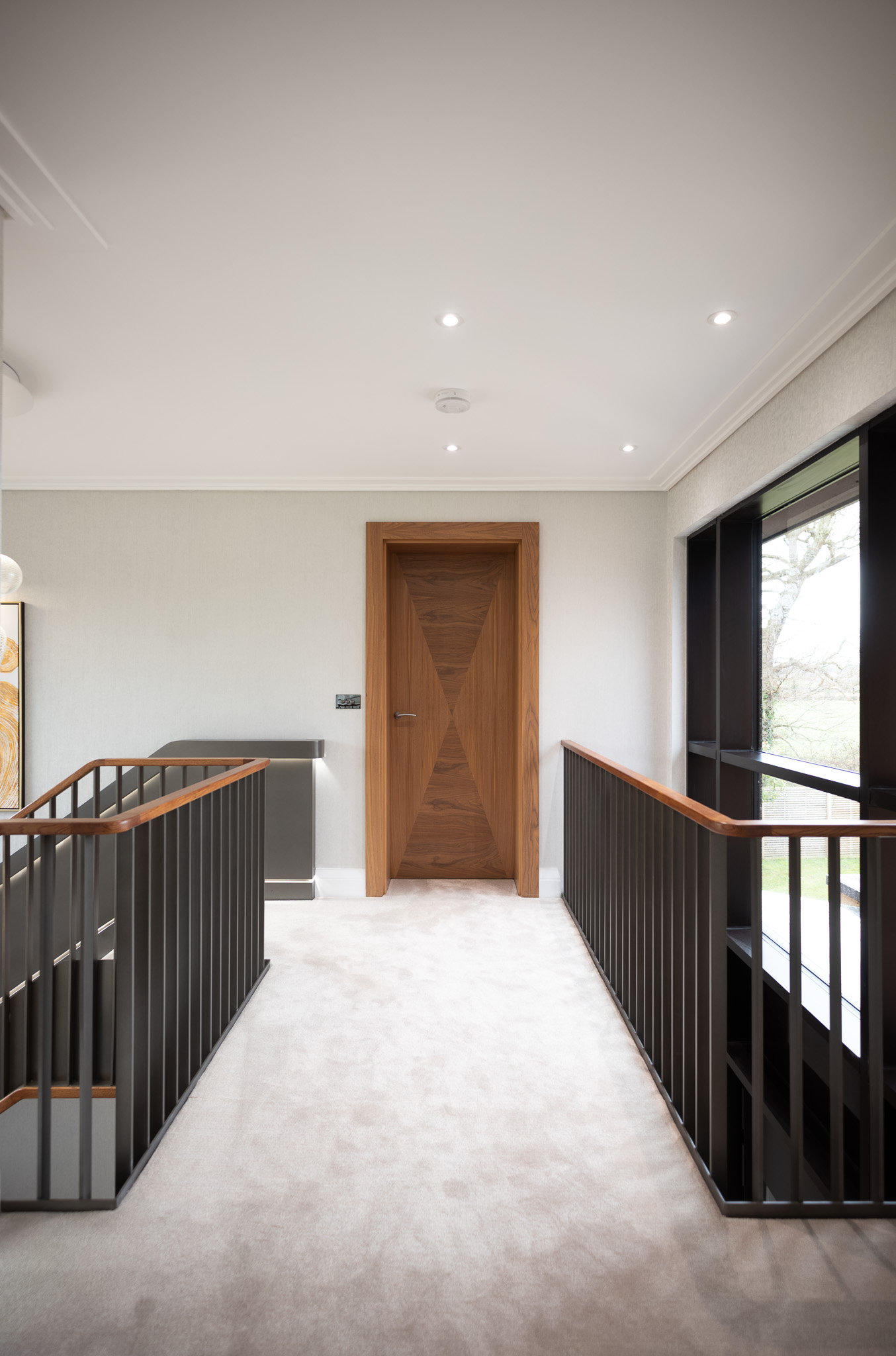 Bespoke design Internal door Walnut