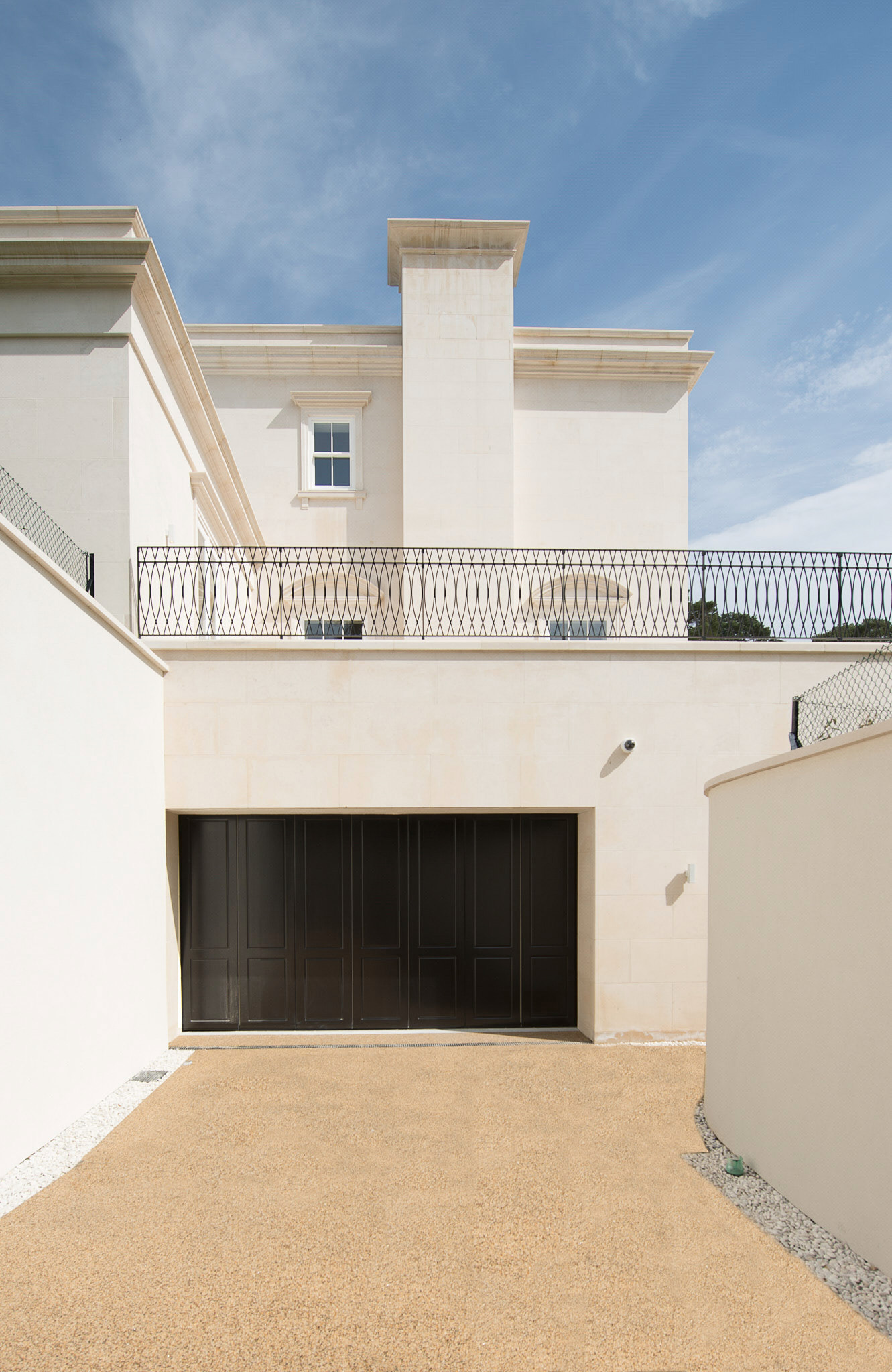 Bespoke garage Door Side sectional Black gloss
