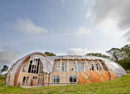 Elegant door designs for an ambitious Grand Designs build