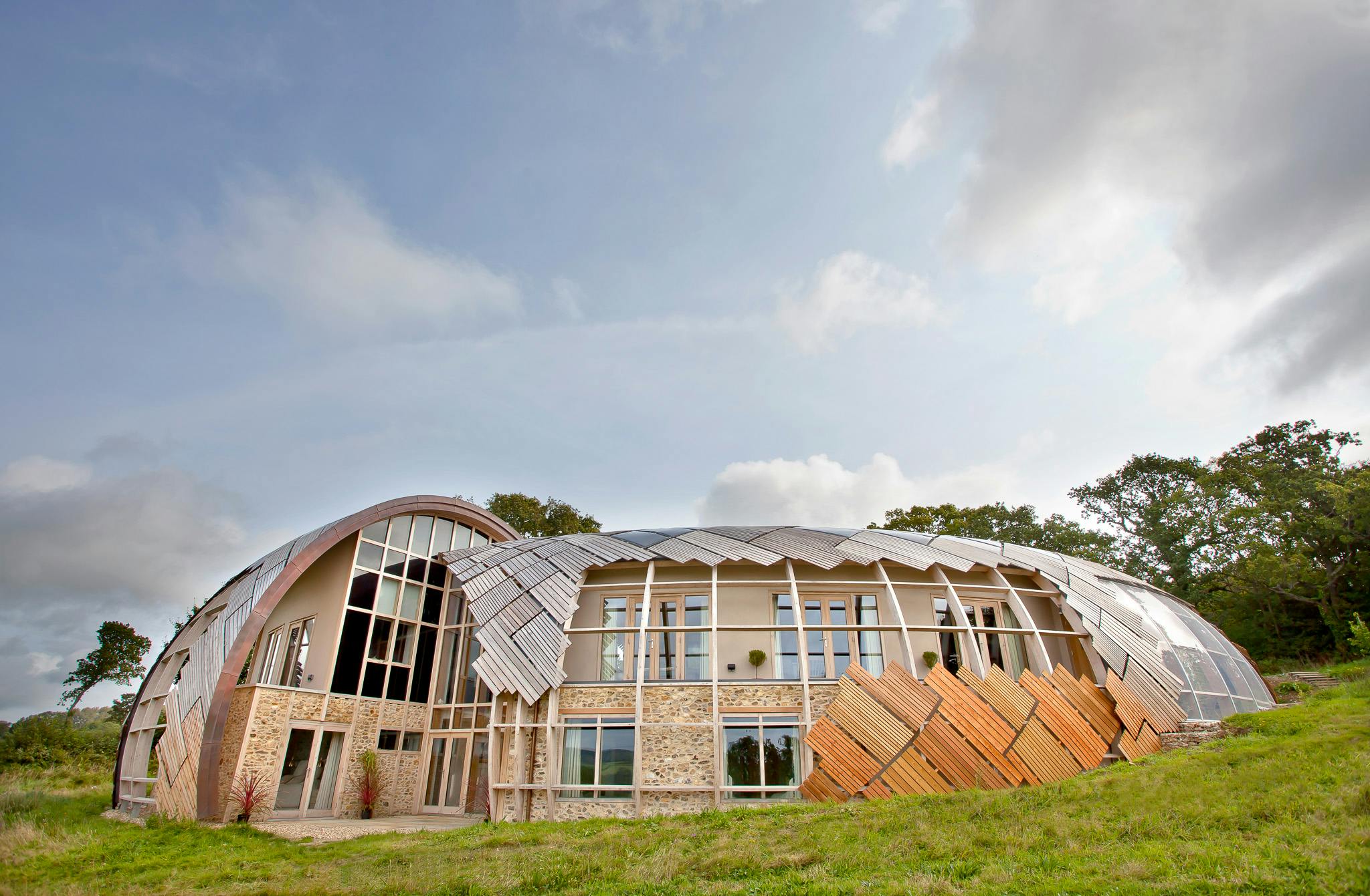 Elegant door designs for an ambitious Grand Designs build