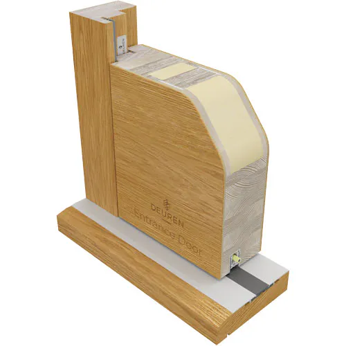 Entrance door cross section