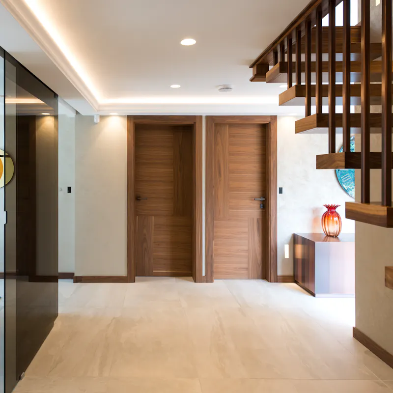 Matching doors to complement original features within the home