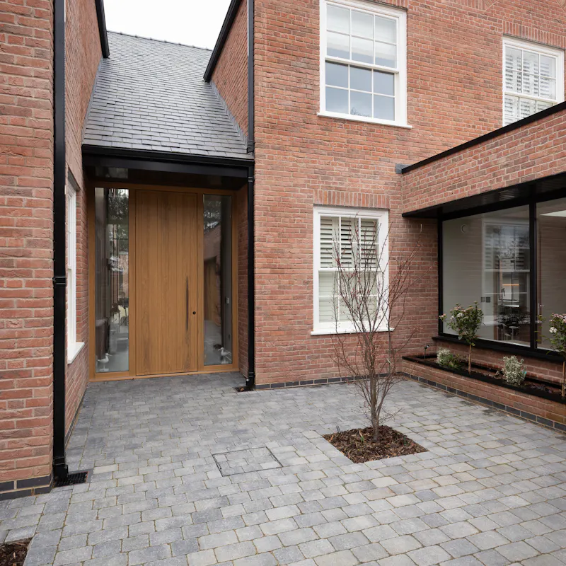 Going above and beyond, with an extra tall entrance door