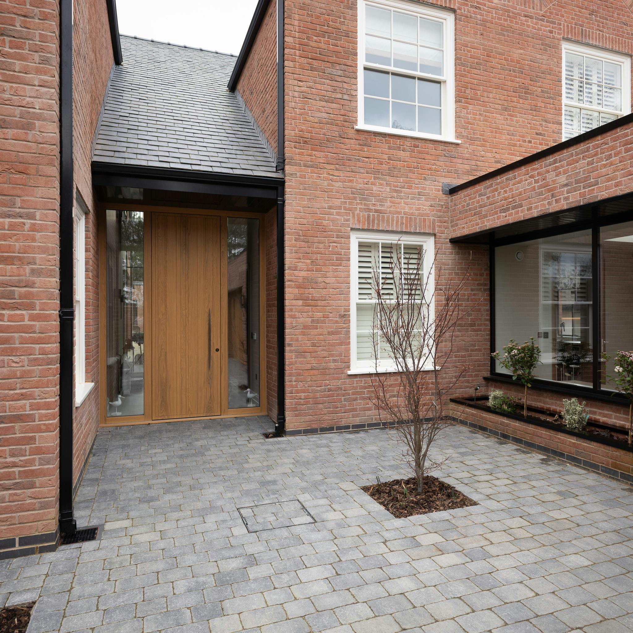 Going above and beyond, with an extra tall entrance door