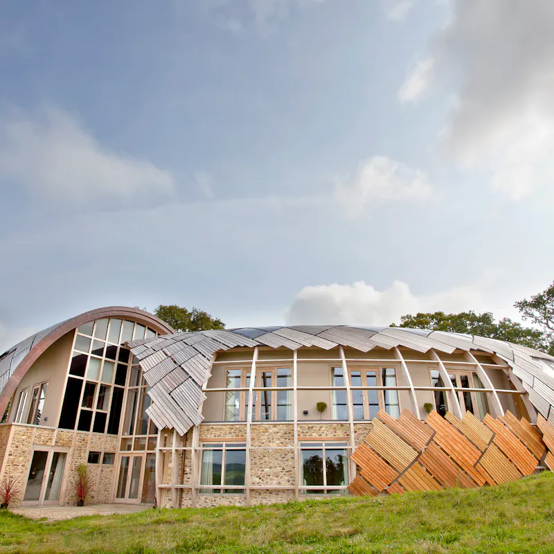 Elegant door designs for an ambitious Grand Designs build