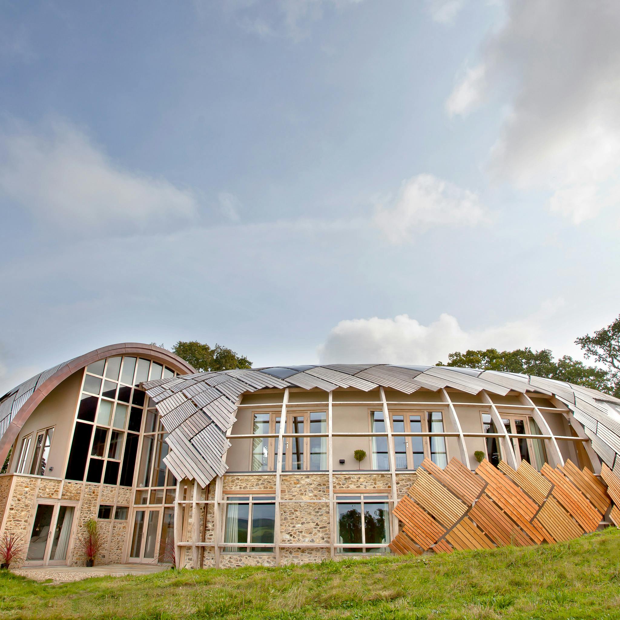 Elegant door designs for an ambitious Grand Designs build