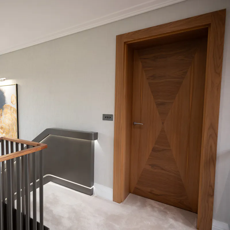 Blending classic and contemporary through the application of brickwork and modern lines 