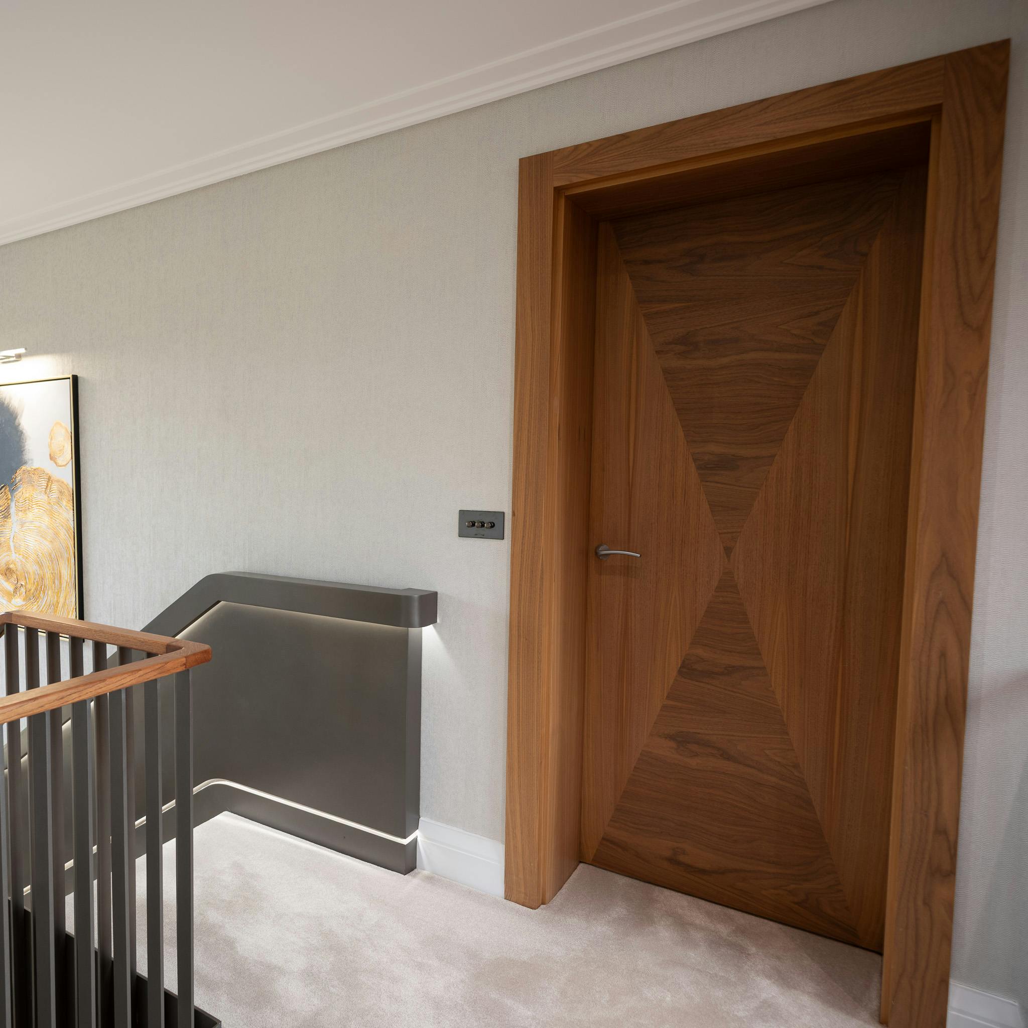 Blending classic and contemporary through the application of brickwork and modern lines 