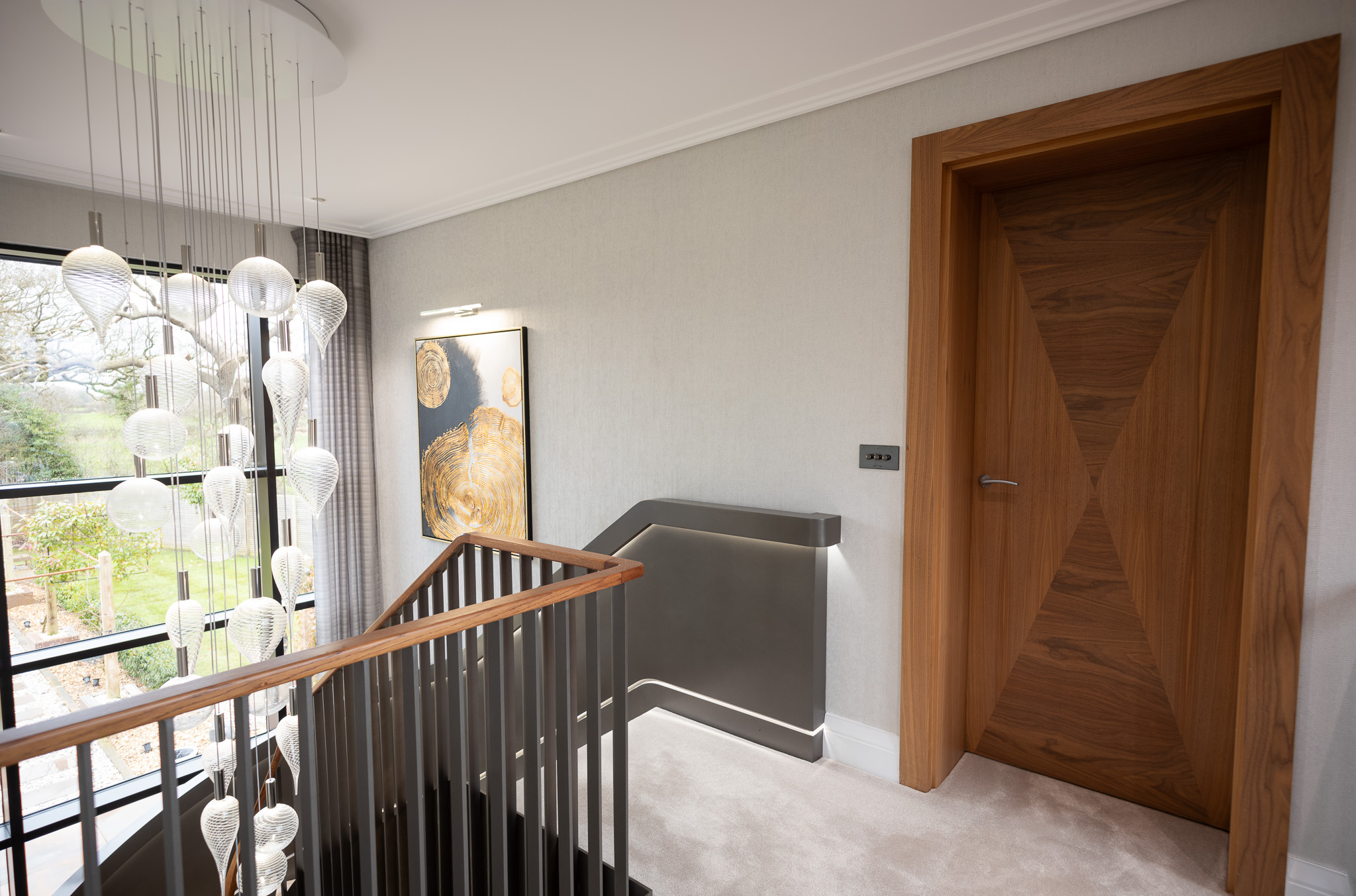 Blending classic and contemporary through the application of brickwork and modern lines 