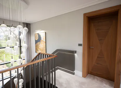 Blending classic and contemporary through the application of brickwork and modern lines