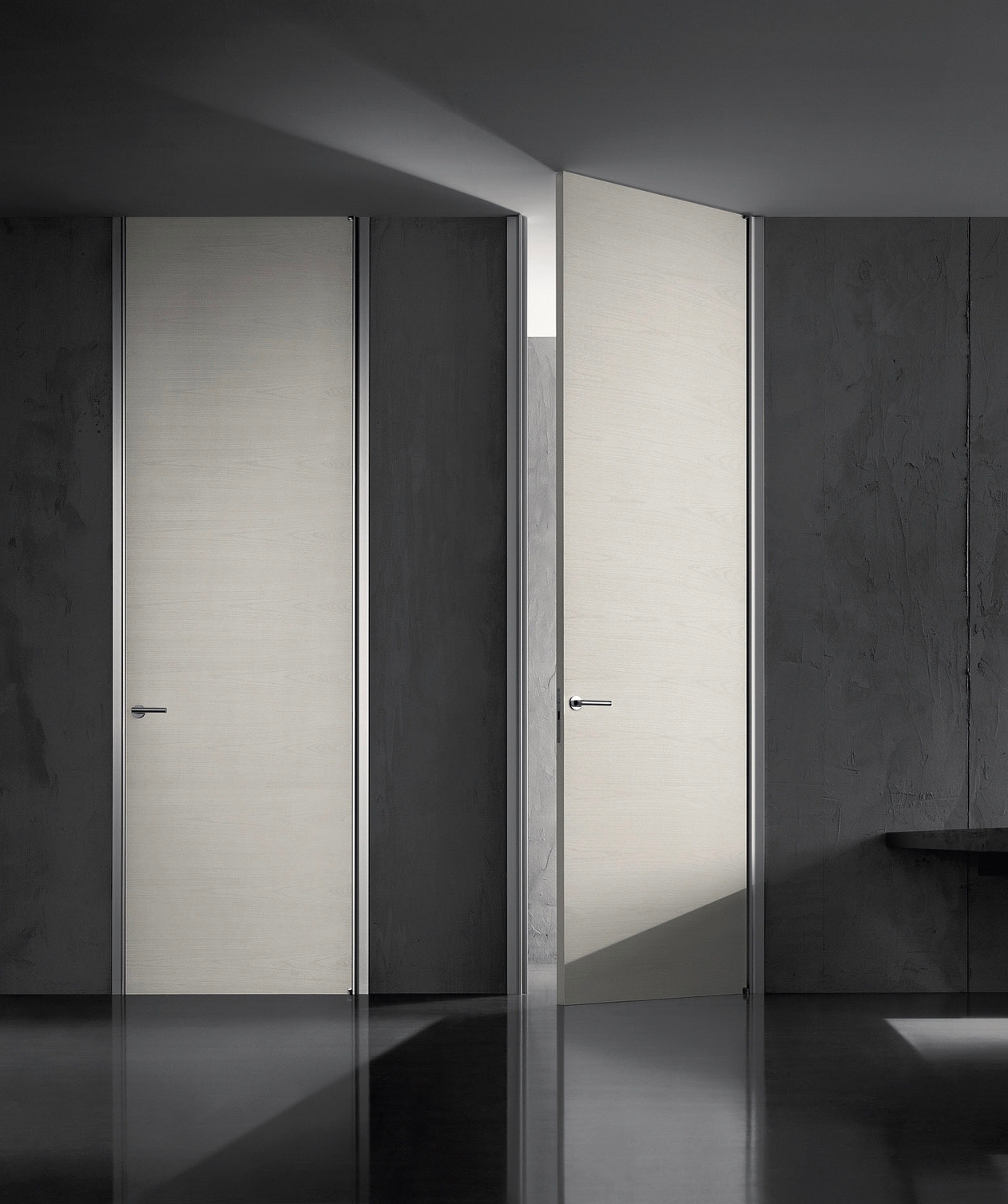 Tall internal door, full height white