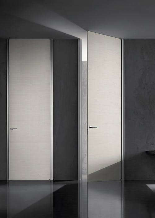 Tall internal door, full height white