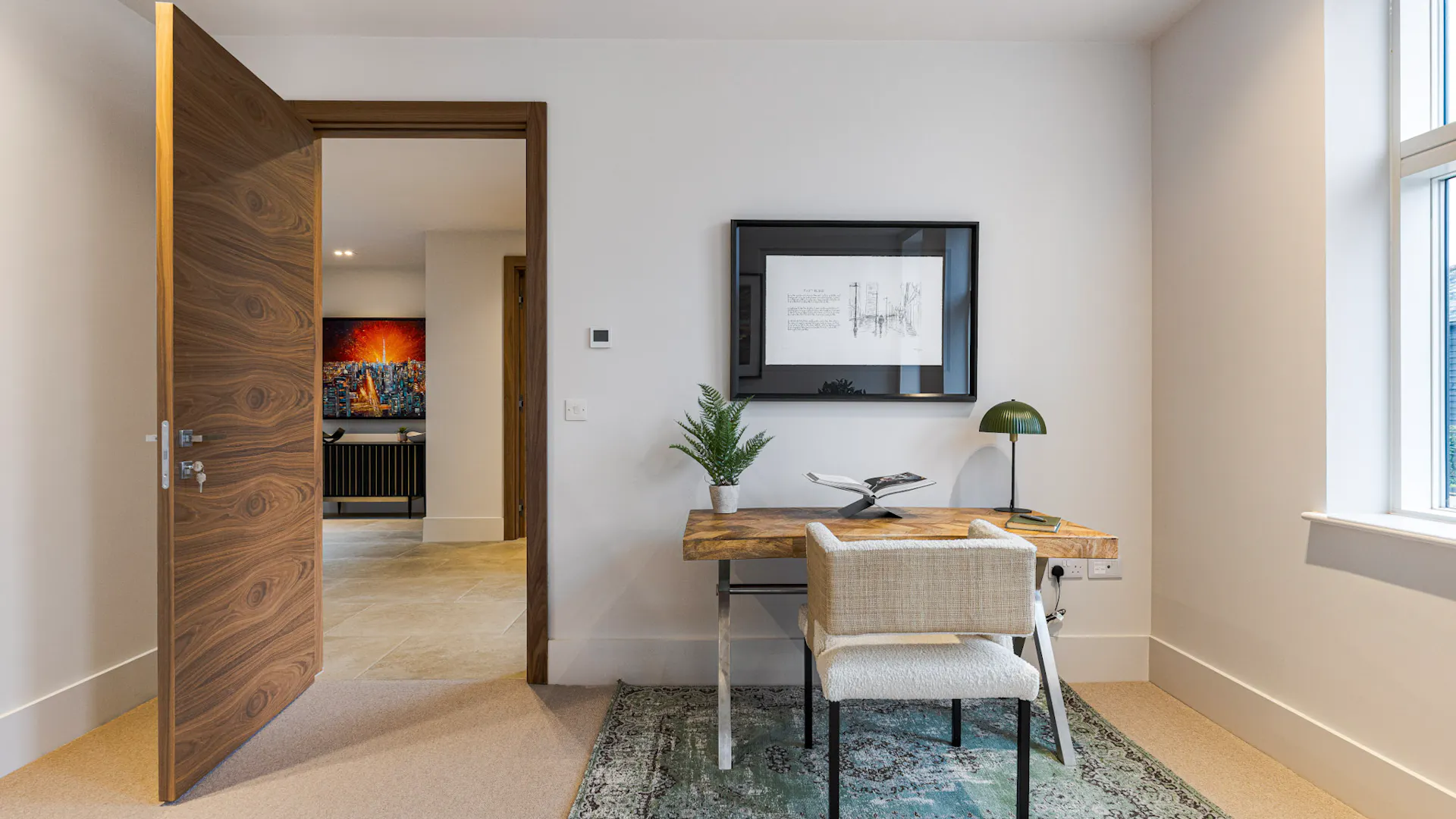 Extra-wide internal door