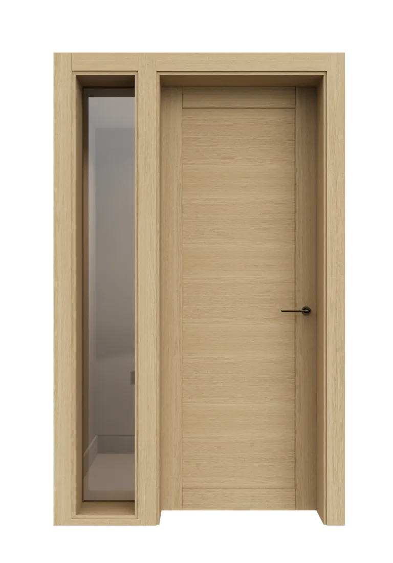 Glazed surround one side