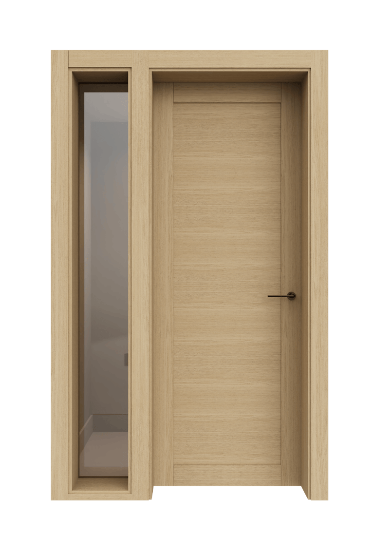 Glazed surround one side