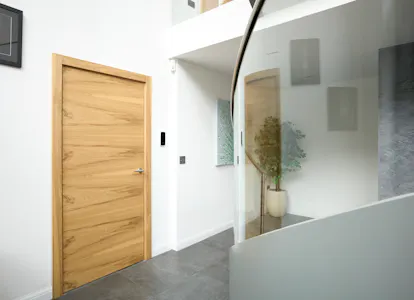 Beautifully bespoke fire-safe doors to suit this 4-storey home