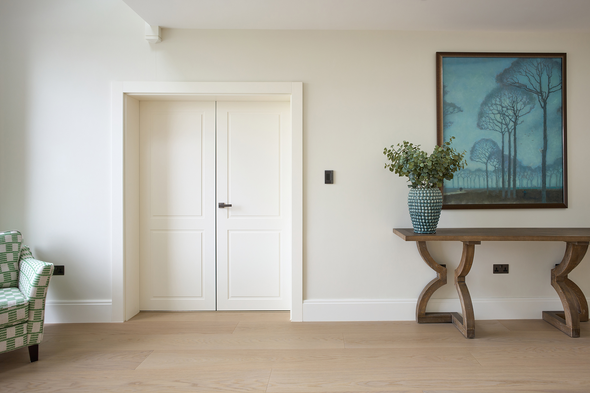 Internal double Victorian Deuren door in white