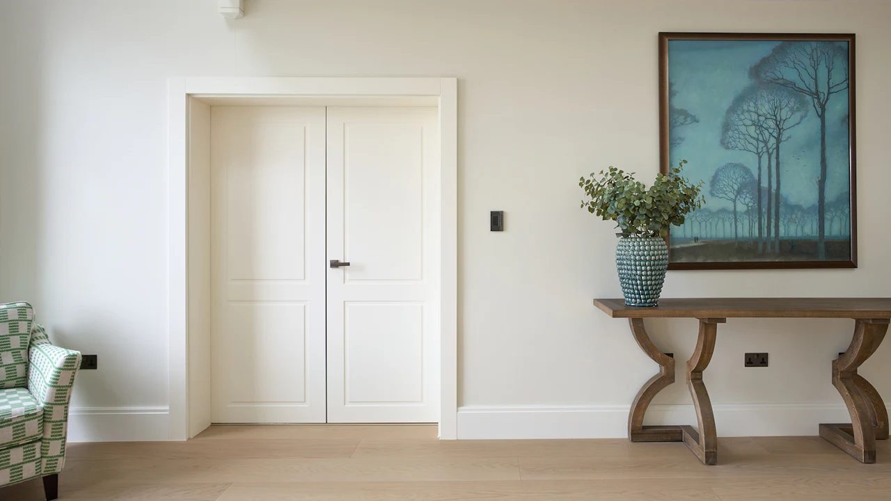 Internal double Victorian Deuren door in white