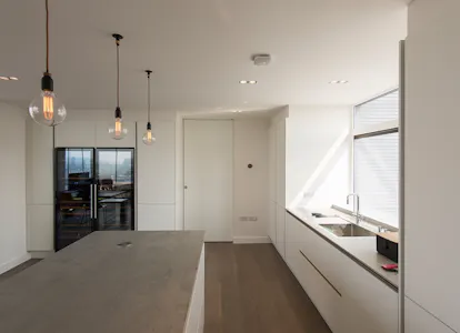 Floor-to-ceiling doors for maximum impact