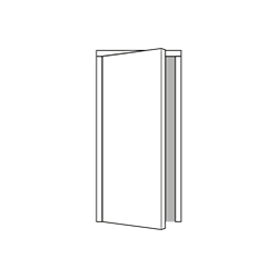 a rendering of a light wood internal door