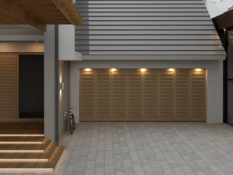 What makes a garage door more expensive?
