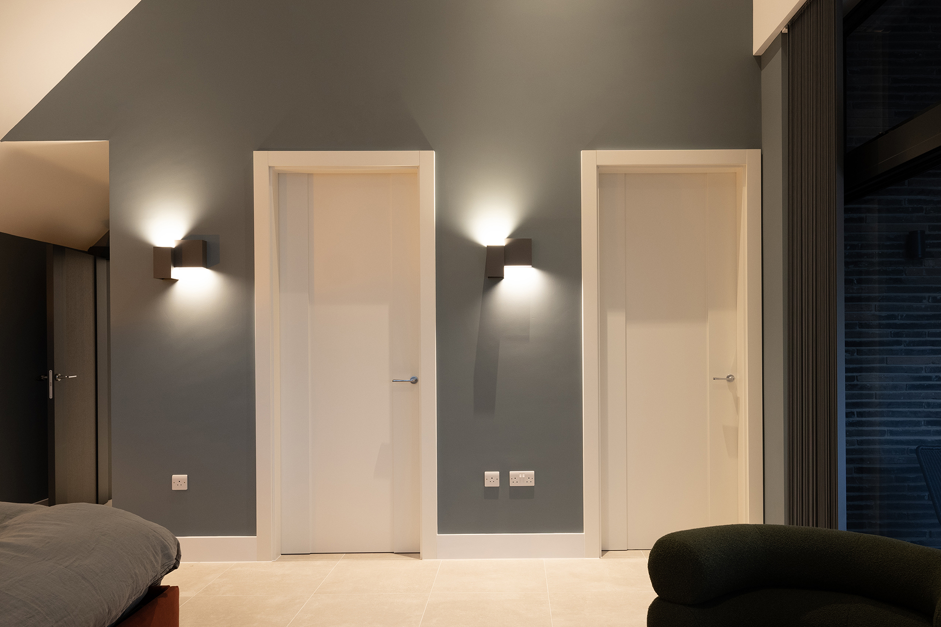 Linea Internal Door | White Paint Finish