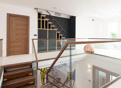 Doors to match an awe-inspiring staircase