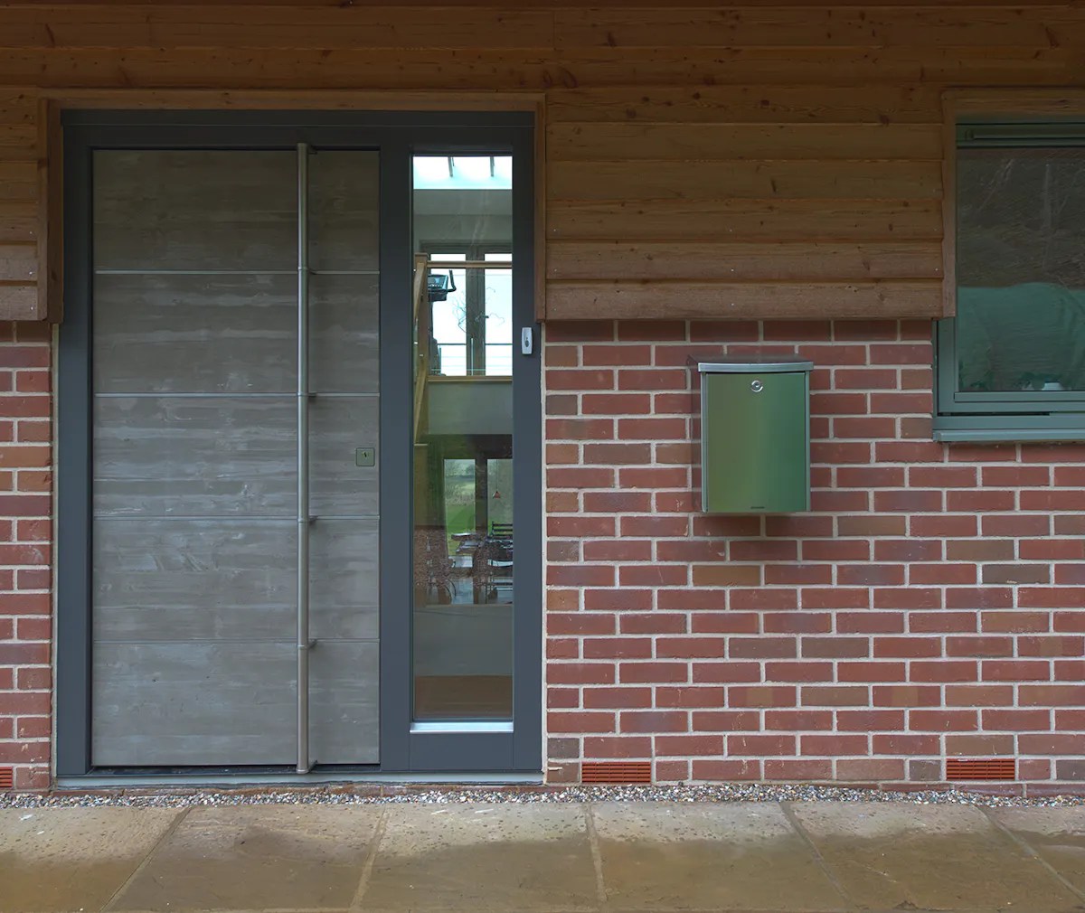 Concrete external front Deuren door