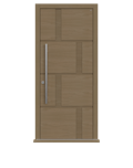 Natural Oak single leaf front door - Tegal by Deuren